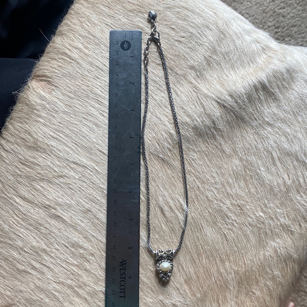 Brighton MOONGLOW Pearl & Gold Reversible Necklace